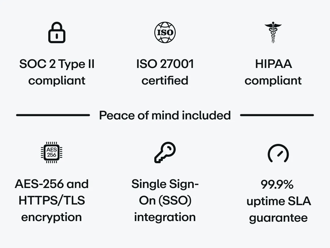 Vimeo video SSO capabilities and other security features