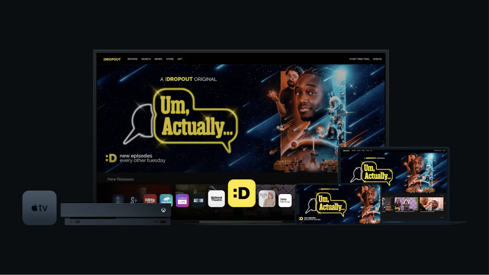 Vimeo Streaming Dropout original Um, Actually