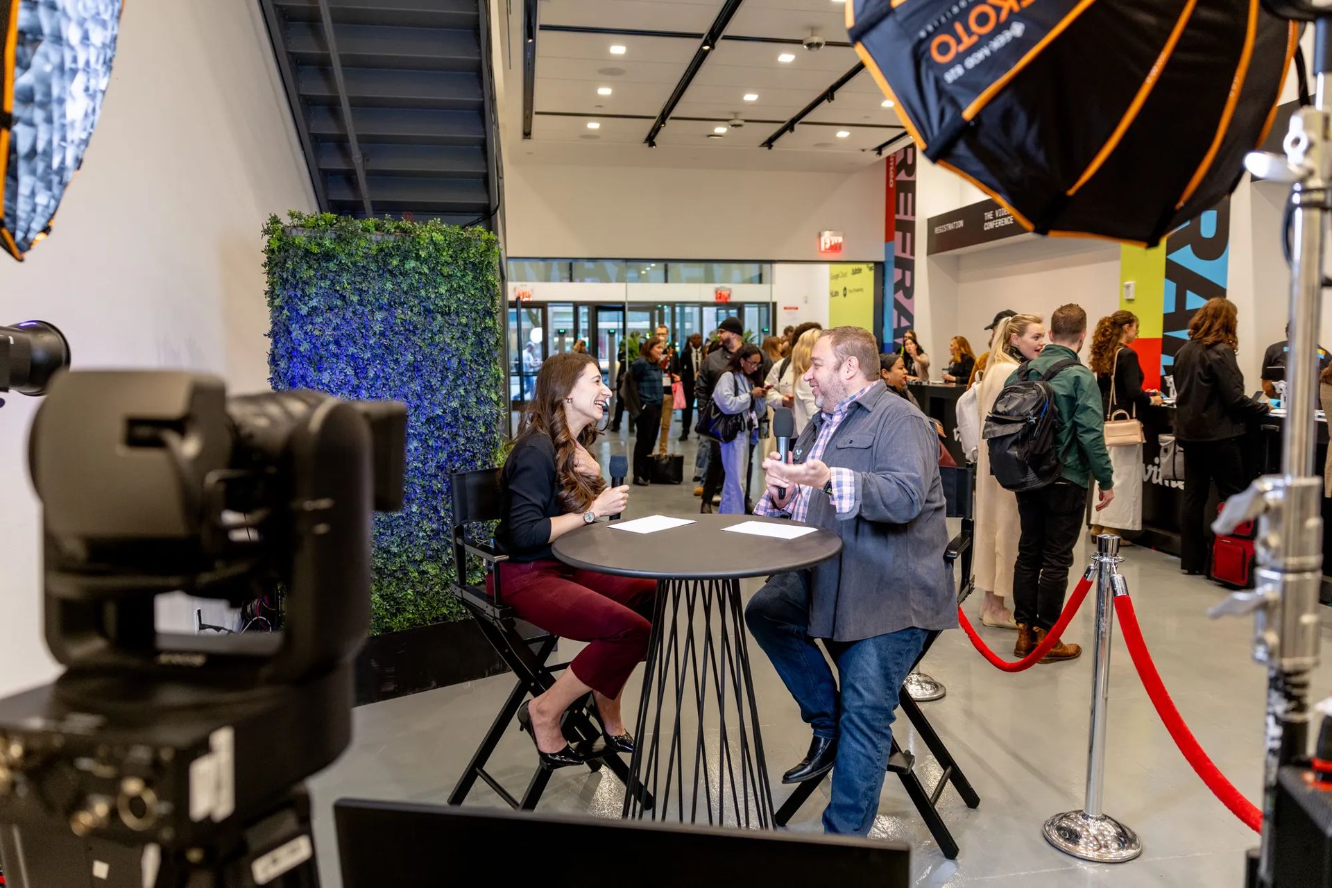 Filming at Vimeo Reframe