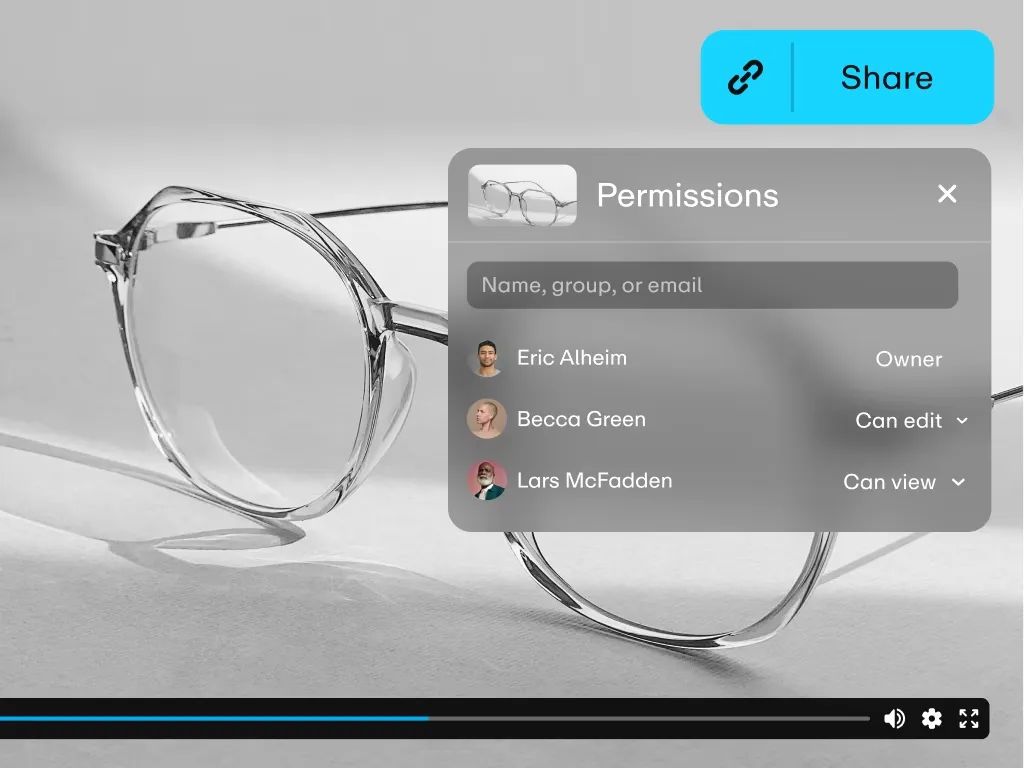 Vimeo video permissions including adding a collaborator or editor