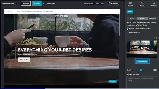 Godaddy website