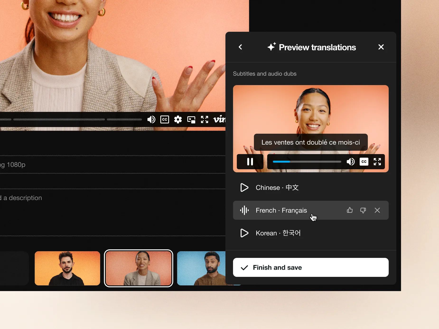 Vimeo transcoding converters