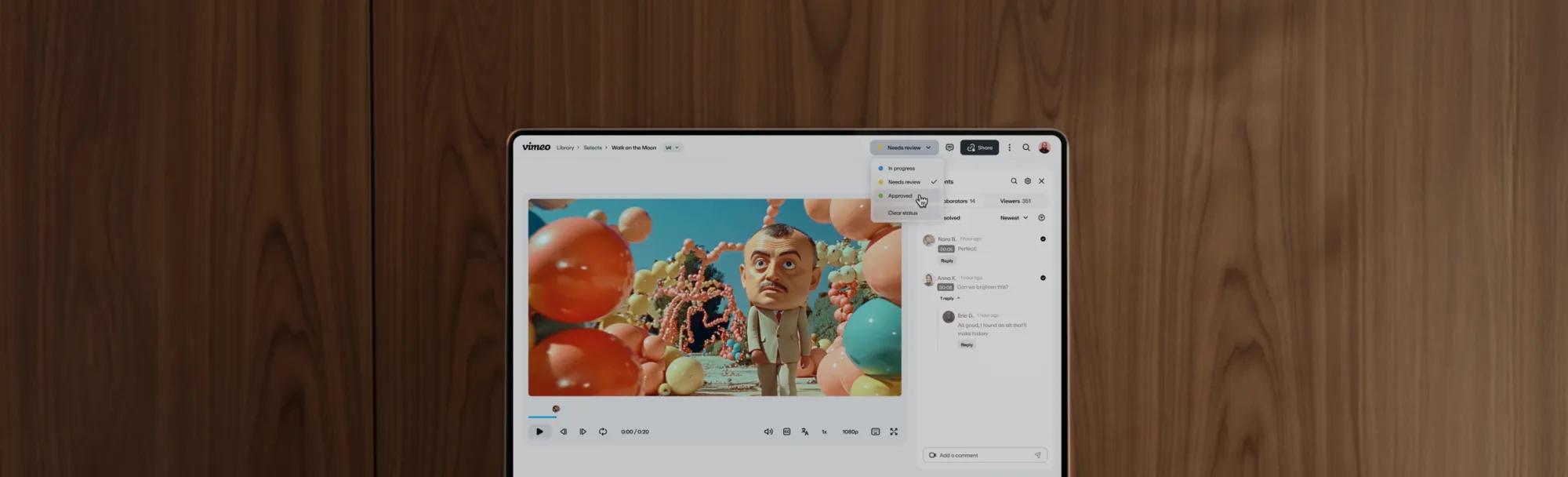 Vimeo product updates banner